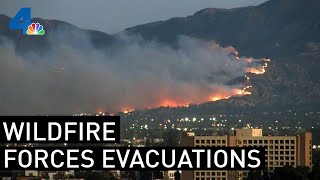 Watch Live Saddleridge Fire Burns North of LA [upl. by Long]