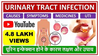 URINARY TRACT INFECTION  यूरिन इन्फेक्शन का इलाज कैसे करे CAUSES  SIGN amp SYMPTOMS  MEDICINES [upl. by Gilligan]