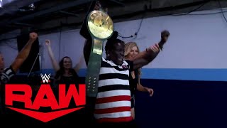 RTruth regains the 247 Title with help from The Boogeyman Raw Jan 4 2021 [upl. by Reste]