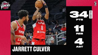 Jarrett Culver Posts SeasonHigh 34 PTS amp 11 REB vs Capitanes [upl. by Zerelda]