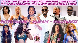 2024 BET Awards Recap Taraji Hosting Usher Muted The Fashion Lauryn Victoria Megan  More [upl. by Ennaed]