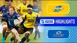 Super Rugby Pacific 2024  Hurricanes v Blues  Round 3 Highlights [upl. by Neelrahs]