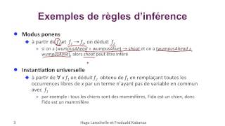 Intelligence Artificielle 63  Logique du premier order  inférence [upl. by Ij]