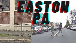 Easton PA  25th Street Easton PA  Downtown Easton PA  Pennsylvania Allentown  April 2022 [upl. by Airottiv]