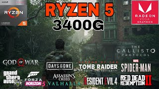 Can Ryzen 5 3400G handle gaming Vega 11 test [upl. by Coray]