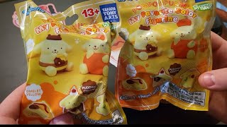 Double Pompompurin blind bag opening sanrio pompompurin [upl. by Karil]