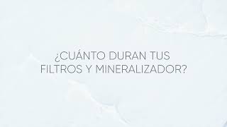 ¿Cuánto duran tus filtros y mineralizados [upl. by Kendy212]