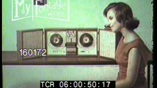 1966 Wollensak ReeltoReel Tape Recorder TV Commercial [upl. by Tuinenga515]