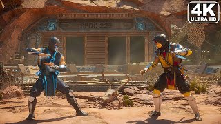 Mortal Kombat 11 Avalanche Sub Zero Skin Gameplay MK11 XBOX SERIES X 4K 60FPS [upl. by Hbahsur]