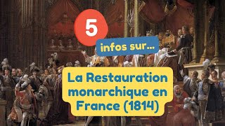 Histoire Première La Restauration monarchique en France et la Charte 1814 [upl. by Redliw]