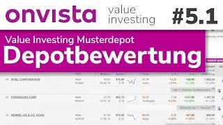 Value Investing Musterdepotbewertung  Value Investing Webinar 5 [upl. by Phene]