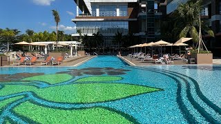 Swim day at The Poolside of Solaire Resort amp Casino  luxury 5 Star hotel in Manila [upl. by Siugram]