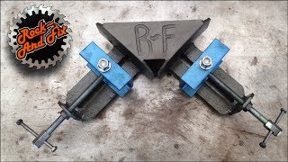 Como Hacer una Prensa Esquinera para Soldar  Homemade Angle Clamp [upl. by Emanuele]