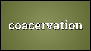 Coacervation Meaning [upl. by Llerod]