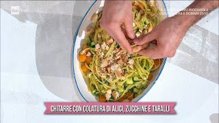 Chitarre con colatura di alici zucchine e taralli È sempre mezzogiorno  20032023 [upl. by Jeramey]