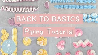 Piping Tutorial Learn How to Pipe To Perfection  Georgias Cakes [upl. by Onirotciv]