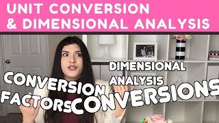 Unit Conversion amp Dimensional Analysis  How to Pass Chemistry [upl. by Mani470]