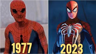 Spider man evolution from 1977 to 2023  Mr Evolution [upl. by Griffy994]