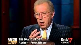 Sir David Frost on the Frost Nixon Interviews 2007 [upl. by Ilene]