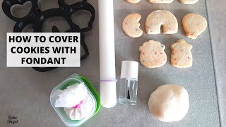 Two tone fondant cookie debosser tutorial Keeping it simple where possible [upl. by Adnwahs631]