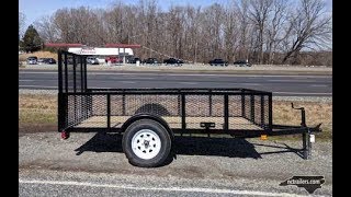 Utility amp Landscape Trailer 5x10 3k 24quot Mesh Sides [upl. by Nerland246]