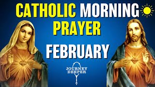 Catholic Morning Prayer FEBRUARY 2024  Catholic Prayers For Everyday [upl. by Hyacintha124]