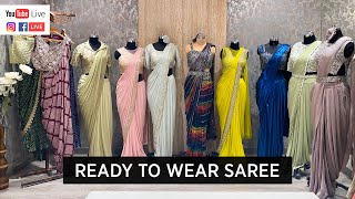 Ready to wear saree collection with price  G3 plus Surat [upl. by Airel]