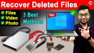 How to Recover Deleted Photos From SD Card Free  How to Recover Photos Videos Documents Files [upl. by Winton]