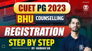 BHU PG 2023 registration process step by step  BHU PG Counselling 2023  Vaibhav Sir [upl. by Diarmid169]