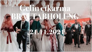 Esmanur amp Enes Brautabholung Türkische Hochzeit Dügün Gelin çıkarma  Turkish Wedding  Enesmanurr [upl. by Seldon596]