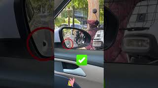 How to adjust the rearview mirror to get the best viewdriving skills tips knowledge fpy [upl. by Amlez]