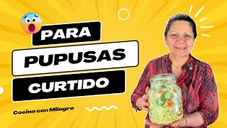 Curtido para Pupusas [upl. by Moncear]