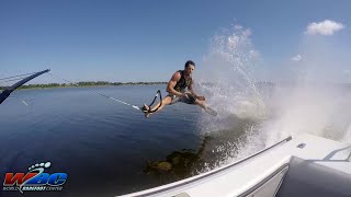 60 HUGE Barefoot Waterskiing Crashes in 3 Minutes [upl. by Gilder439]