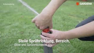 GARDENA Sprinklersystem Installation  Kurzanleitung [upl. by Vicki]