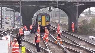 Pantograph strike at Bedford 050314 [upl. by Atel580]