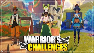 All 9 Natlan Warriors Challenges 3 Achievements  27 Chests【Genshin Impact】 [upl. by Nibas195]