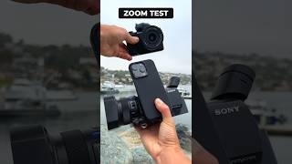 Insane Zoom Test iPhone vs Sony ZVE10 II vs Camcorder 📹 [upl. by Ennovoj]