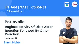 Pericyclic reaction  Regioselectivity Of Diels Alder Reaction Followed By Other Reaction  L11 [upl. by Cristiona]