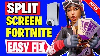 How to Fix Split Screen on Fortnite PS5 [upl. by Nyra786]