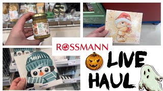 Rossmann Live Haul 🛍  Oktober 2023 🍁  alinaBerry [upl. by Bagley812]