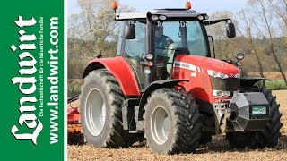 Massey Ferguson 6718 S im Test  landwirtcom [upl. by Arahsak274]