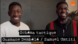 OUSMANE DEMBÉLÉ  SAMUEL UMTITI ⭐️⭐️  Schéma tactique 📃🖍  Team Orange Football TeamOrange [upl. by Karsten]