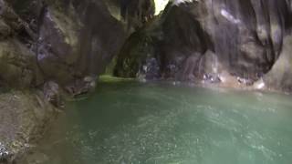 Canyoning Lake Como Italy GoPro HD  cliff jumping lakecomo canyoning [upl. by Ataeb]