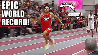 NEW WORLD RECORD The Fastest 400 Meters Ever Run  Christopher Morales Williams  2024 SEC Final [upl. by Ayela]