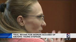 Trial begins for woman accused of abusing young stepson [upl. by Navap443]