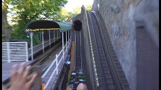 Denmark Copenhagen Tivoli Rutsjebanen roller coaster ride [upl. by Mehala278]