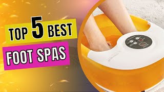 Best Foot Spa  Top 5 Reviews In 2024 [upl. by Carmella]