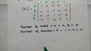 Problem2 Solved in Reduced Incidence Matrix  Number of Possible Trees  Circuit Theory [upl. by Akinehs]