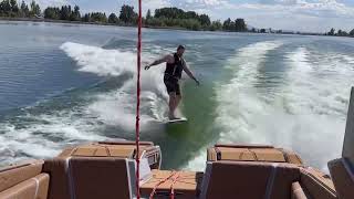 Surfing the AllNew 2024 Nautique G25 Paragon  Idaho Water Sports [upl. by Ailgna]