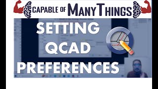 How To Set Your Preferences in QCAD Getting Started with QCAD [upl. by Eylrac]